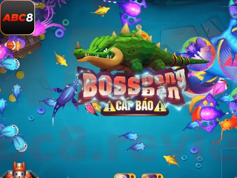 Sảnh bắn cá ABC8 được thiết kế tỉ mỉ, từng loài cá với màu sắc rực rỡ