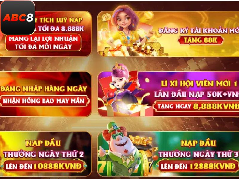 Sảnh thể thao ABC8 mang đến nhiều lựa chọn hấp dẫn 